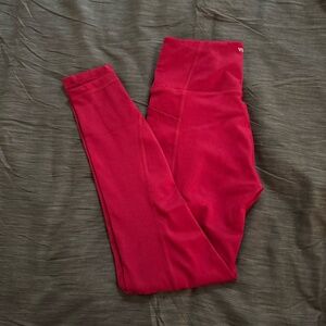 Small Red Victoria Secret Leggings